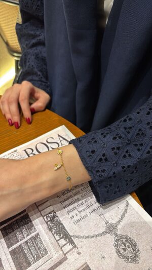 سوار موضة من الفضة الإسترلينية